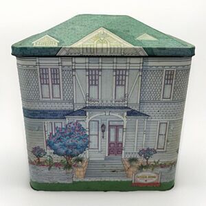 Vintage Tin Sutter Home Winery Napa Valley Victorian House Collectible AVON